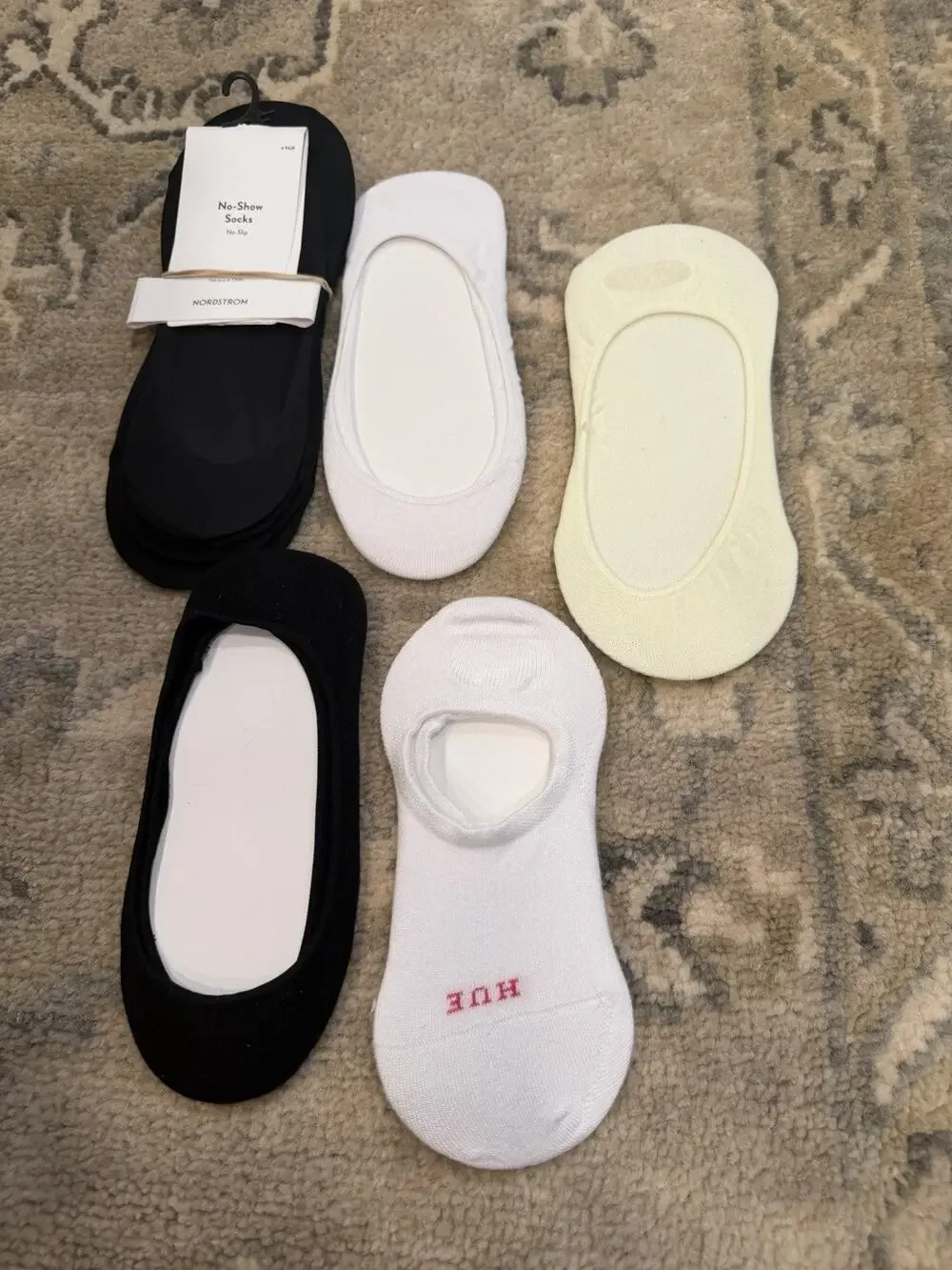 Nordstrom 11 Pairs Women's No Show Socks Sz 9-11